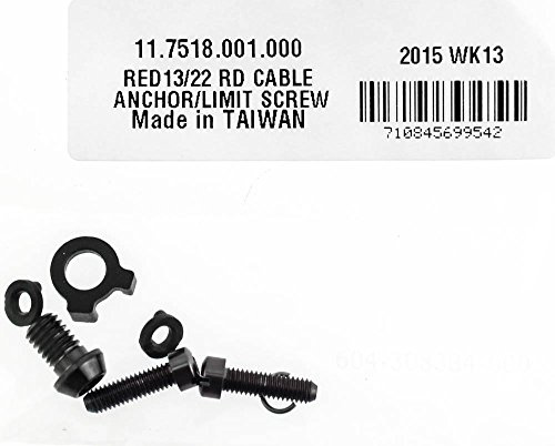 SRAM Schaltzugbefestigungsschraube-07583867 Schwarz Einheitsgröße