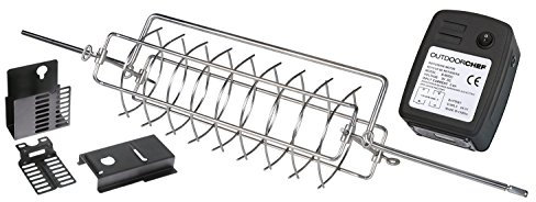 Outdoorchef 14.331.08 - Asador Giratorio (Acero Inoxidable)