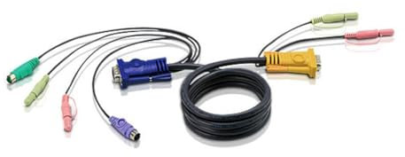Aten Câble kvm HD15 / PS2 / Audio pour 253620 / 253642 3 m