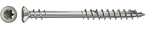 fischer Power Fast Terrassenschraube Edelstahl A2 TG TX - 5,5 x 80