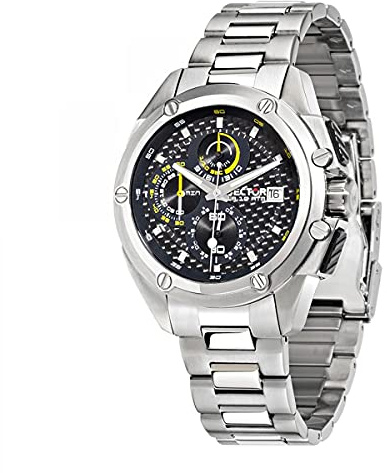 Sector No Limits Orologio da Uomo Cronografo al Quarzo con Cinturino in Acciaio Inox – 950