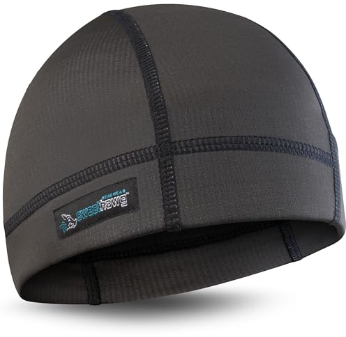 SweatHawg, Skull Cap X2 – No Sweat Helmet Liner, Double- Absorbent, Wicking Cycling Cap