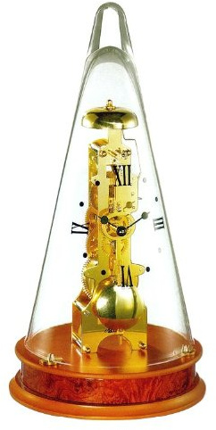 Hermle Hochwertige mechanische Tischuhr mit Schlüsselaufzug Leyton- 22716-160791
