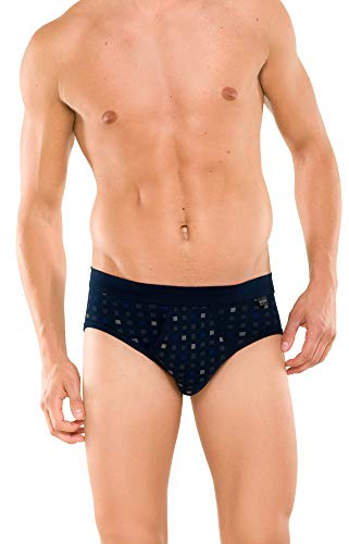 Schiesser Herren Slip Sportslip, 2er Pack, Gr. X-Large (Herstellergröße: 7 (XL)), Blau (815-navy)