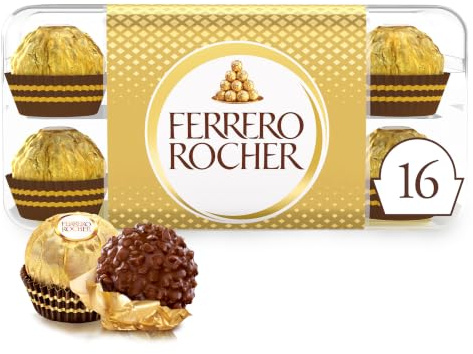 Ferrero Rocher Chocolate Box, 16 Chocolates, 200g