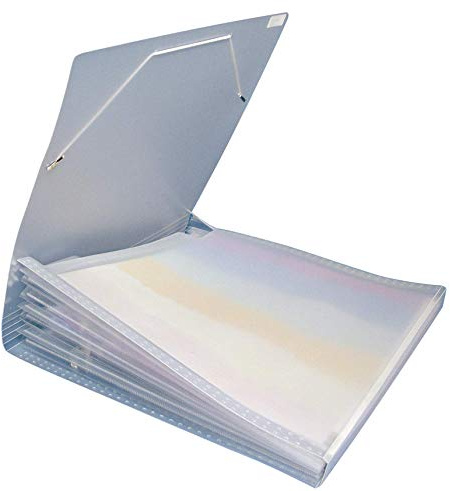 Rayher Carpeta clasificadora de acordeón, para Scrapbooking, 33x33,5 cm, 7 compartimentos, 7870500