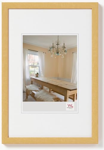 walther design Bilderrahmen gold 30 x 40 cm Peppers Holzrahmen BP040G