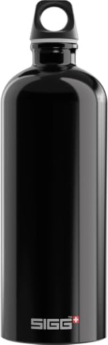Sigg - Alu Trinkflasche - Traveller - Made in Switzerland - Climatpartner Zertifiziert - Kohlensäure geeignet - Auslaufsicher - Federleicht - BPA-frei - Outdoor - 600ML / 1L / 1.5L