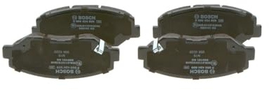 Bosch BP947 - Brake Pads Car Front Axle - Bosch Quality - Reduced Noise and Dust - ECE-R90 Certified - Copper-Free - 1 Set of 4 Pads