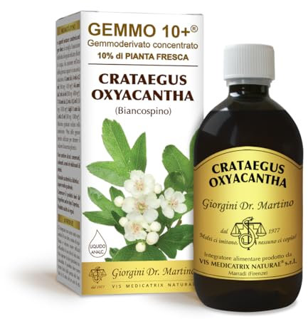 Dr Giorgini GEMMO 10+ BIANCOSPINO Gemmoderivato Concentrato Liquido Analcoolico - 500 ml