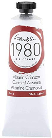 Gamblin 1980 - Oelfarbe - Alizarinkarmesin - 37 ml