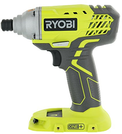 Ryobi P235 1/4 pulgadas One+ 18 voltios Ion de litio atornillador de impacto con 1.600 libras de torque (batería no incluida, solo herramienta de alimentación)