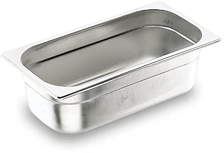 LACOR 66215Z GN Behälter 1/2 265 x 325 x 150 mm INOX | Aus lebensmittelechtem Edelstahl gefertigt; hohe Korrosionsbeständigkeit und Haltbarkeit im täglichen Gebrauch