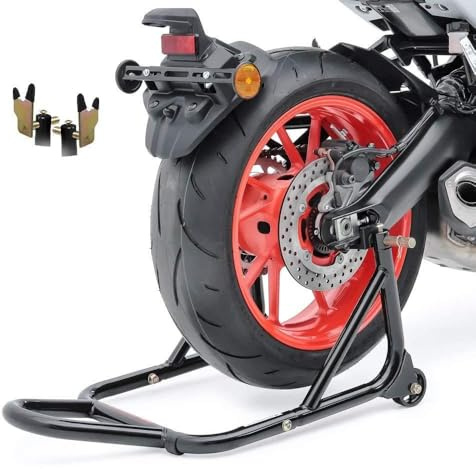ConStands - Motorrad Montageständer Kompatibel mit Yamaha FZ6/ Fazer/ S2, FZ8, FZR 1000, FZR 600/ R, MT-01, MT-03 Hinten Standard Universal