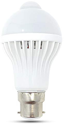 5w B22 LED Motion Sensor lights Indoor - Automatic Smart Motion Sensor PIR Light bulb with Movement Activated Sensitive sensors - Ideal Closet / For Stairs Sensor lights indoors Bulbs 3000k Bayonet - Warm White 5w - 50w Equivalent MSC (B22 Warm 1)