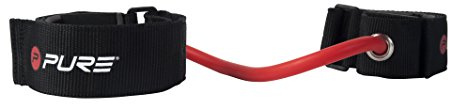 Pure2Improve Lateraltrainer, 41cm Lange Flexible Gummischnur, Schwarz/Rot, 20.5cmx15cmx8cm, Pure2Improve_P2I100120
