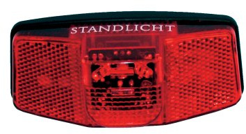 Filmer Rücklicht mit Standlichtfunktion Gepäckträgermontage