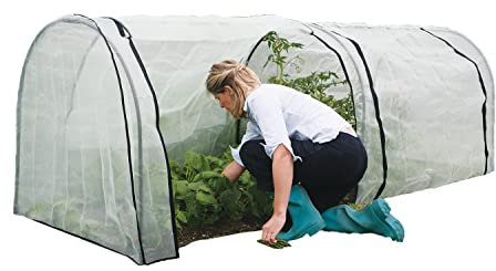Haxnicks Grower Frame Micromesh Abdeckung | (Rahmen separat erhältlich) | Mini Gewächshaus Micromesh Abdeckung, Feinnetz, transparent - 300 x 100 x 100 cm, FTUN010103
