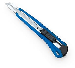 Dahle Cutter 10860, bleu avec 2 lames de rechanges 9 mm