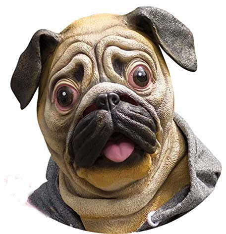 Special New Latex Full Head Overhead Animal Cute Bulldog Mask for Mask Festival、Halloween、Easter or Dance Party