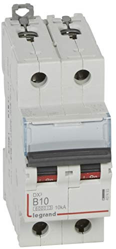 Disjoncteur DX³6000-2P 230 à 400V~ 10A - courbe B - 2 modules