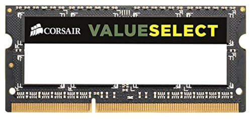Corsair Value Select SODIMM 4Go (1x4Go) DDR3 1333MHz C9 Mémoire pour Ordinateur Portable/Notebook - Noir CMSO4GX3M1A1333C9