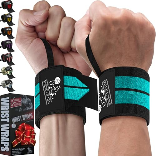 Handgelenkbandage für Kraftsport/Crosstraining/Bodybuilding/Powerlifting Wrist Wraps - für Frauen & Männer - Premium Weightlifting Equipment für optimale Stärkung und Unterstützung der Hände