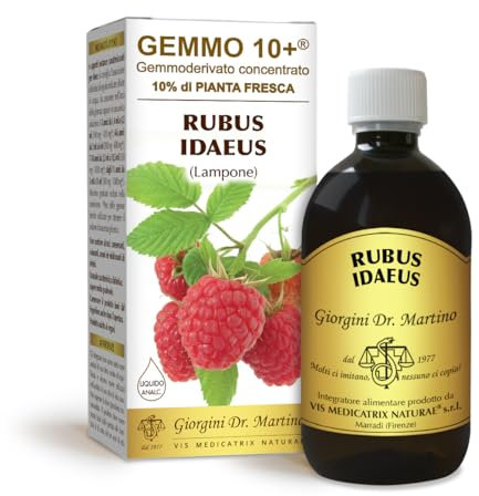Dr Giorgini Integratore Alimentare, Lampone Gemmoderivato Concentrato Liquido Analcoolico - 500 ml