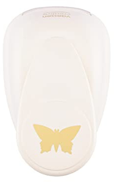 Vaessen Creative motivstansare stor fjäril, jumbo stansare | motivhålslag | Utskärning 46,4 x 28,2 mm, metall, lila, 2,8 x 4,7 cm