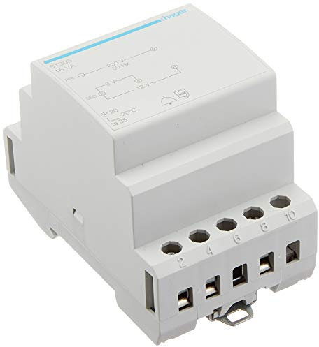 Hager ST305 Klingeltrafo 230V/8+12V 16VA 3PLE