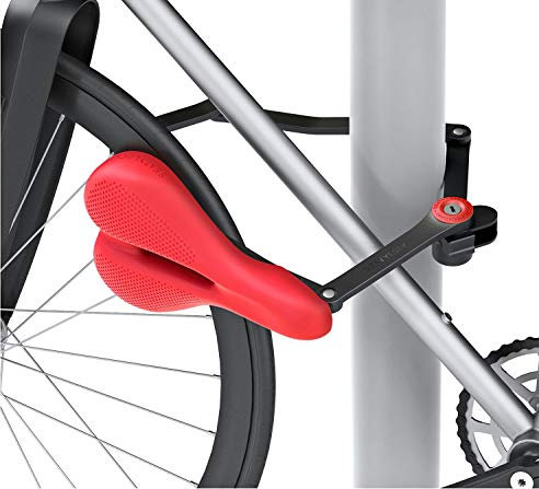 SeatyLock Hybrid Saddle Bike Lock, Multi-Patented 2-in-1 Locking with Keys