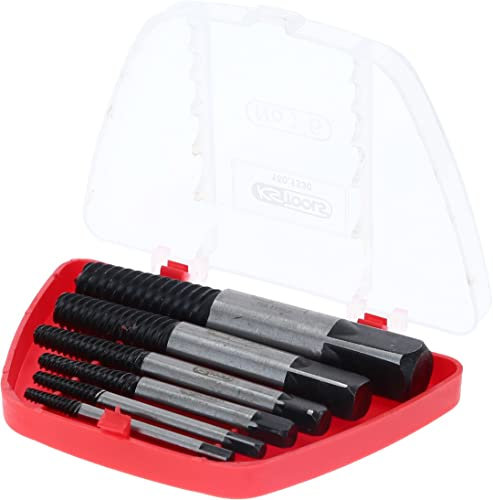 KS Tools 150.1330 Jeu d'extracteurs de goujons pour goujons de M3-M18 6 pièces
