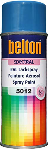 belton spectRAL Lackspray RAL 5012 lichtblau, glänzend, 400 ml - Profi-Qualität