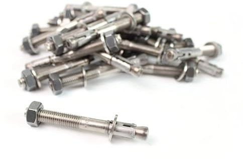 myMAW Schwerlastdübel 25 Stück Packung M10 Edelstahl A4 VA Bolzenanker Schwerlastanker Keilanker Anker Dübel M 10