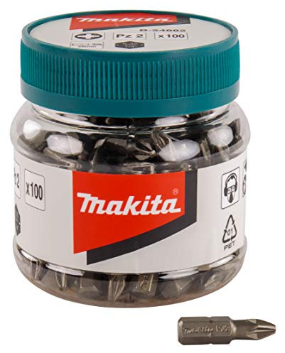 Makita B-24882 100 Piece Screw Bits PZ2x25mm