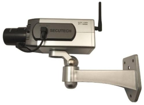 Maclean DC1400 Dummy Security Camera Fake Flashing LED PIR Motion Sensor Realistic Adjustable