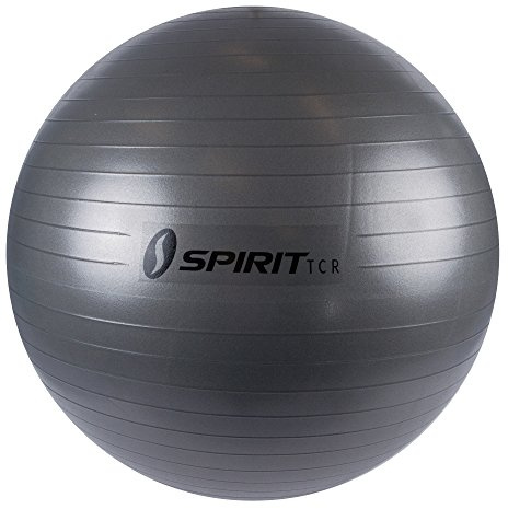 Spirit Diámetro 75 Asiento Pelota de Gimnasia Fitness Yoga Pelota de Silla de Oficina Pelota + Bomba