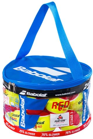 Babolat Red Felt X24 Bolsa de Pelotas de Tenis, Unisex Adulto, Amarillo, Talla Única