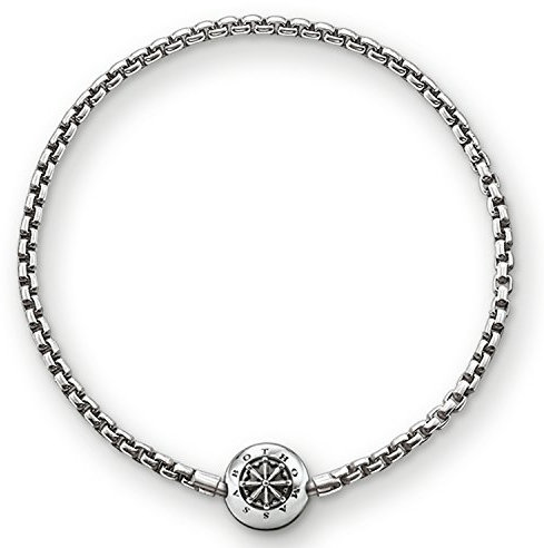 Thomas Sabo Unisex Armband Karma Beads geschwärzt 925 Sterling Silber KA0002-001-12