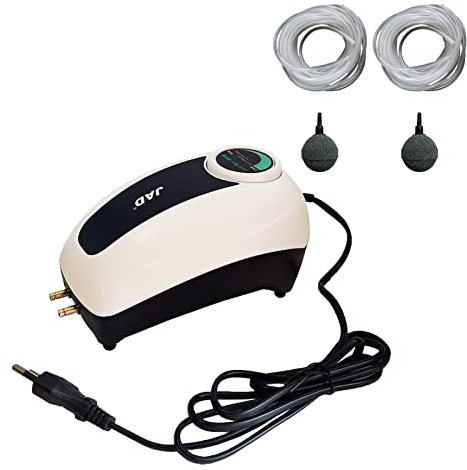 JAD cjy4500 - Aquarium Membranpumpe Sauerstoff Luftpumpe 4,5 Liter/Minute 4,8W