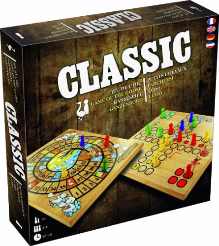 Asmodee 001432 - Classic Games Gänsespiel - Ludo