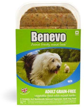 Benevo Grain-Free Vegan Dog Food (1 x 395g) - Complete Plant-Based Dry Food | Hypoallergenic, Wheat-Free, Non-GM | With Taurine, L-Carnitine & Essential Fatty Acids | PETA & Vegan Society Approved