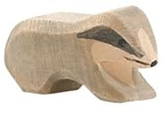 Ostheimer Dachs Kleine Bio Holz Miniaturfigur