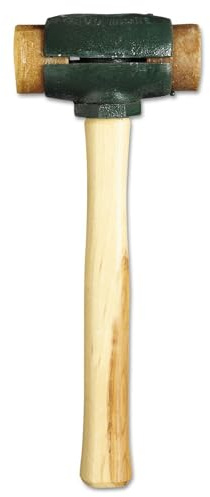 Garland Mfg 31003 Split Head Hammers, 1 1/4 Diameter, 14 Handle, Rawhide