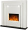 Guaranteed4Less Electric Fireplace Fire Surround Living Room Floor Standing LED Lights MDF Inset