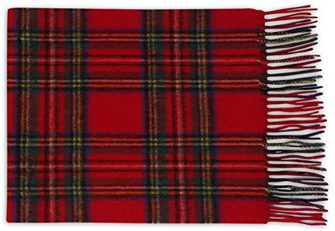 PASQUALE CUTARELLI 100% Lammwoll Schal – Royal Stewart Tartan – Weich, Warm & Leicht