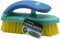 Axus Decor Handy Scrub Brush (Blue Series) Chemical Resistant Bristles and Ergonomic Handle - Heavy Duty Scrubbing Brush For Home, Garden, and Industrial Use - Suitable for Left & Right Handed Users