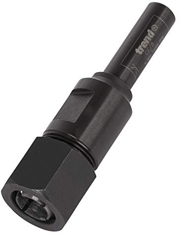 Trend Spannzangenverlängerung 8mm Schaft 8mm Spannzange, Für den Einsatz in Oberfrästischen, bei denen eine begrenzte Schaftlänge der Oberfräser zur Verfügung steht, CE/88