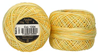 Anchor Perlgarn 8 Multicolor, 4518008-01304, Farbe:1304, Stickgarne