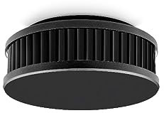 Pyrexx 1439_be Funk-Rauchmelder 10 Jahre Batterie vernetzbar PX-1C 12-Year Wireless Smoke Detector (Including Radio Module), Black, 1 Piece